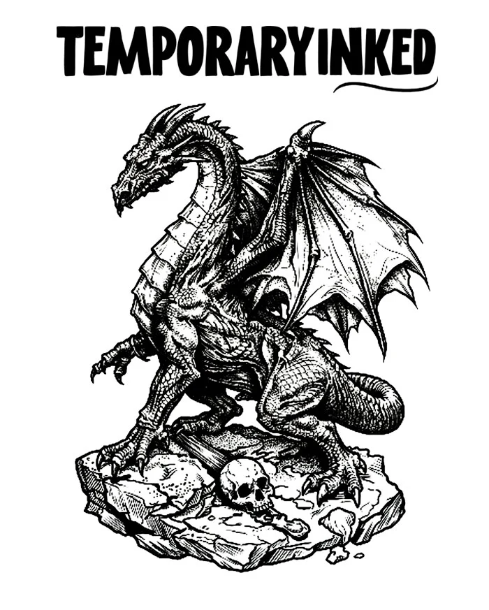 Apex Dragon XL Tattoo