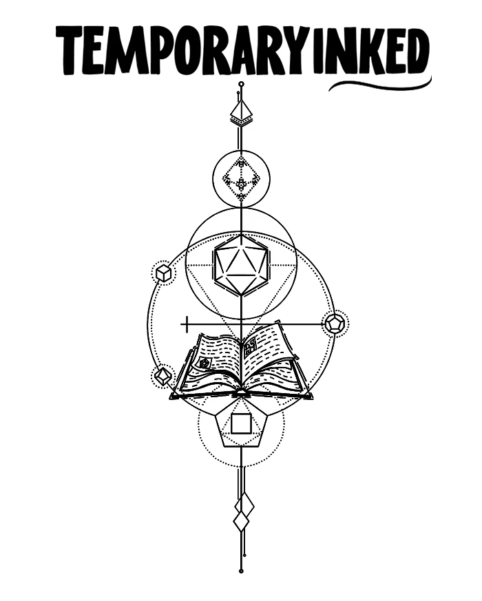 Arcane Pages Tattoo