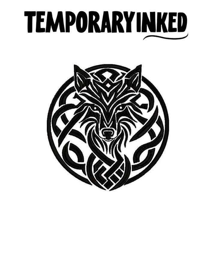 Celtic Wolf Tattoo