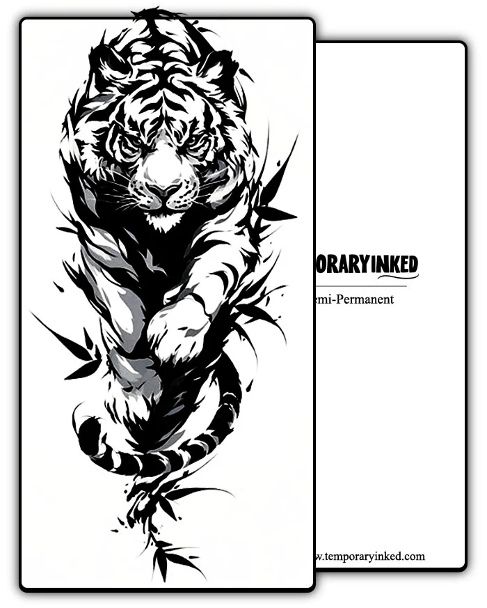 Charging Tiger Tattoo