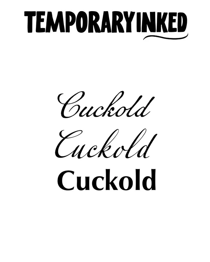 Cuckhold Texts Tattoo