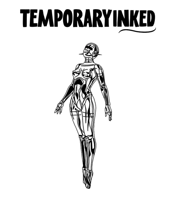 Cyber Woman Tattoo