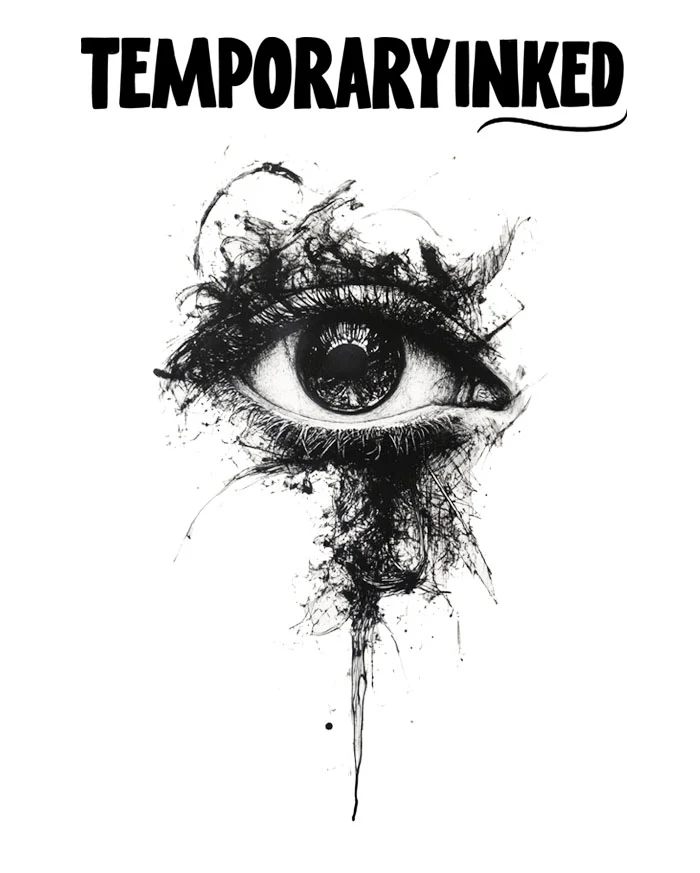 Dark Teardrops Tattoo