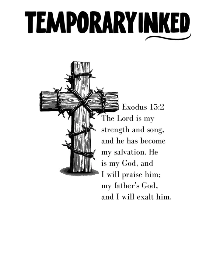 Exodus 15:2 Tattoo