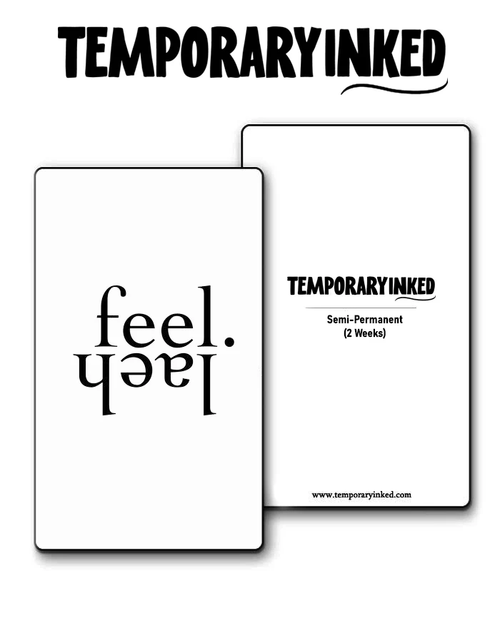 Feel Heal Tattoo