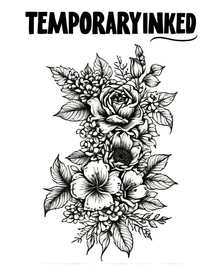 Floral Majesty XL Tattoo