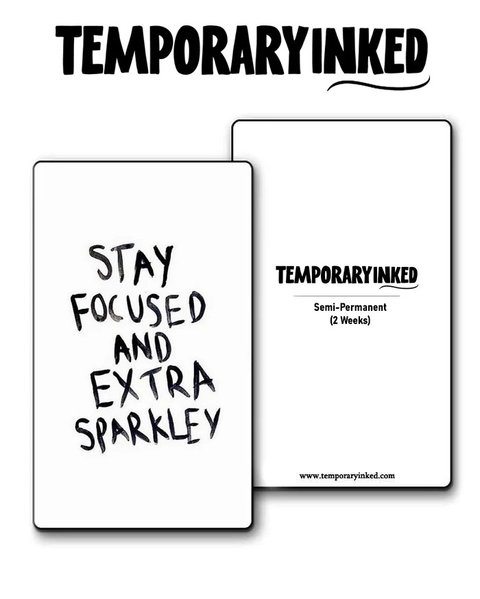 Focused & Extra Sparkley