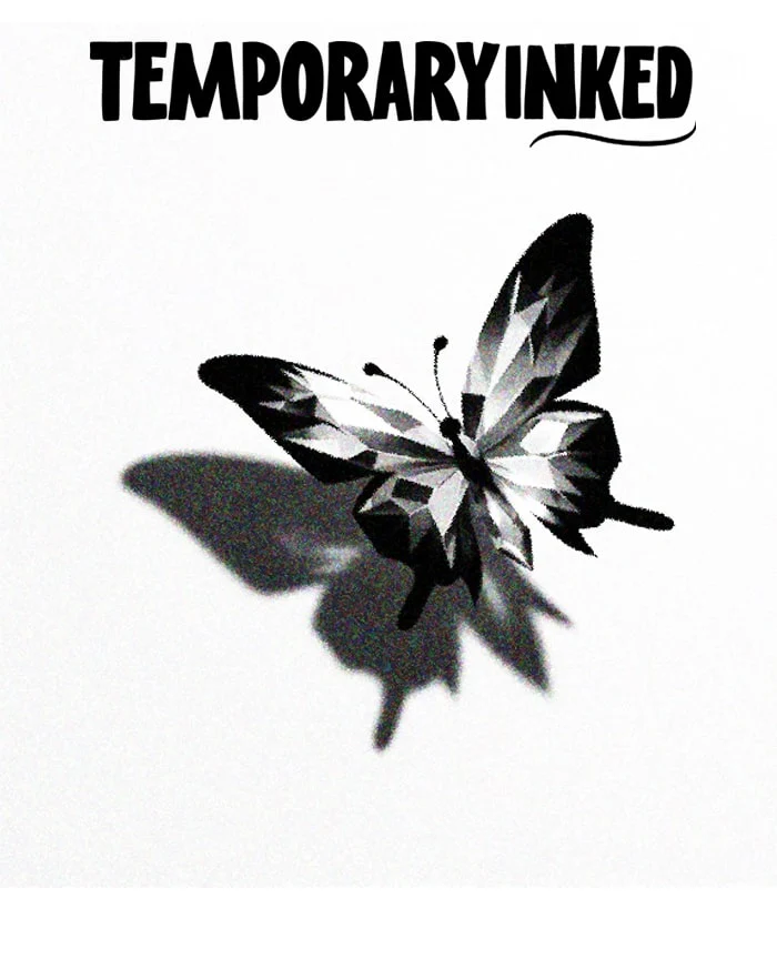 Geometric Butterfly Tattoo