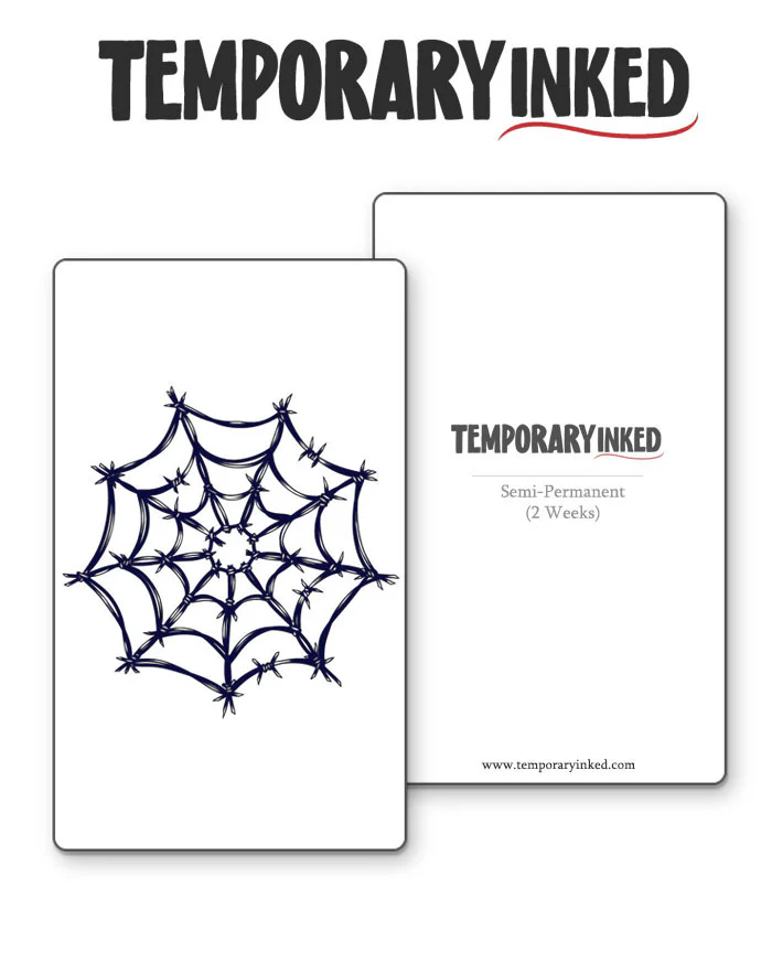 Iron Web Tattoo
