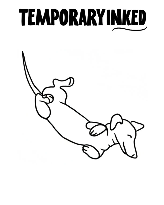 Joyful Pup Tattoo