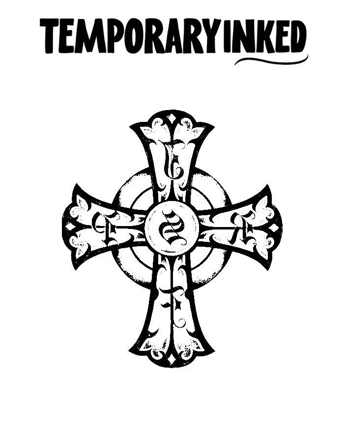 Large Celtic Cross Tattoo