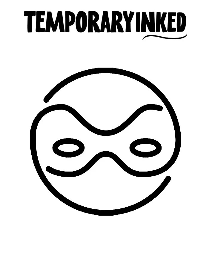 Line Face Tattoo