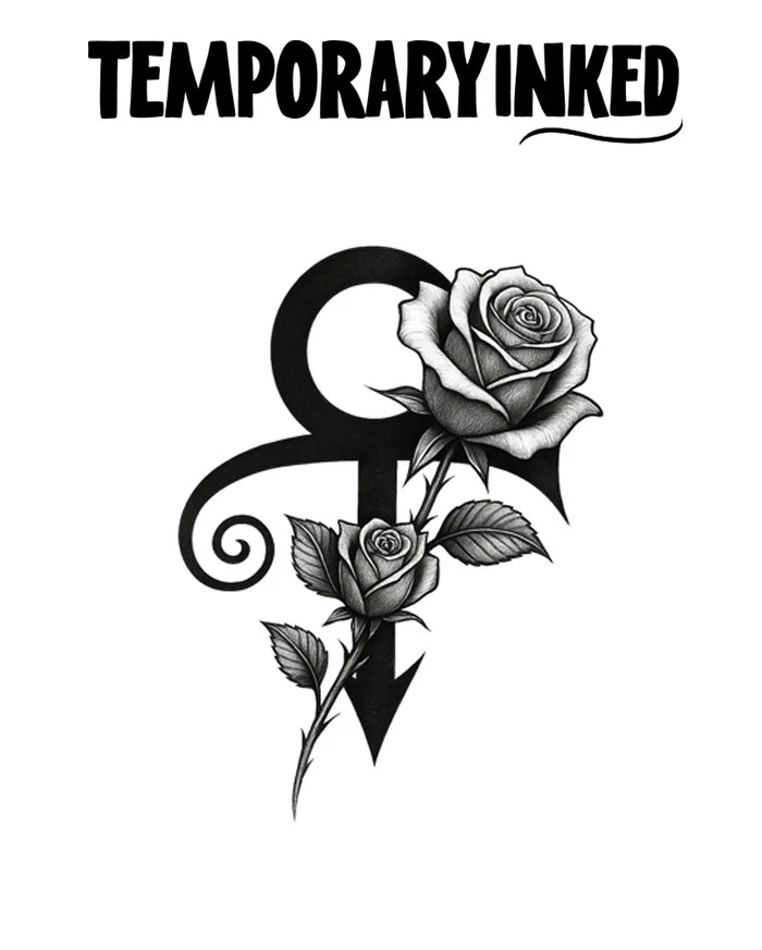 Love Roses Symbol Tattoo