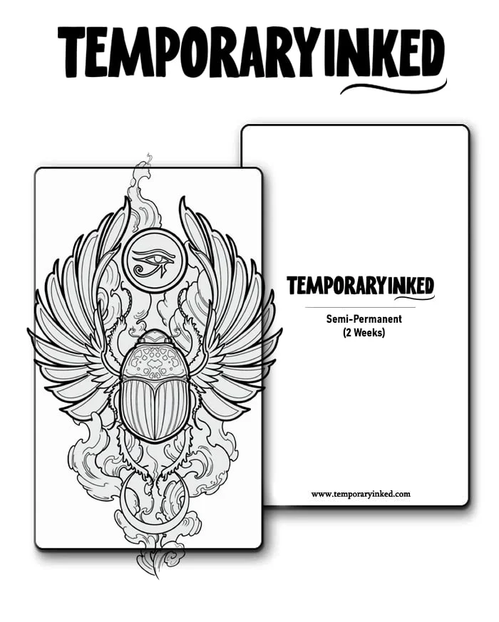 Pharaoh’s Phoenix Tattoo