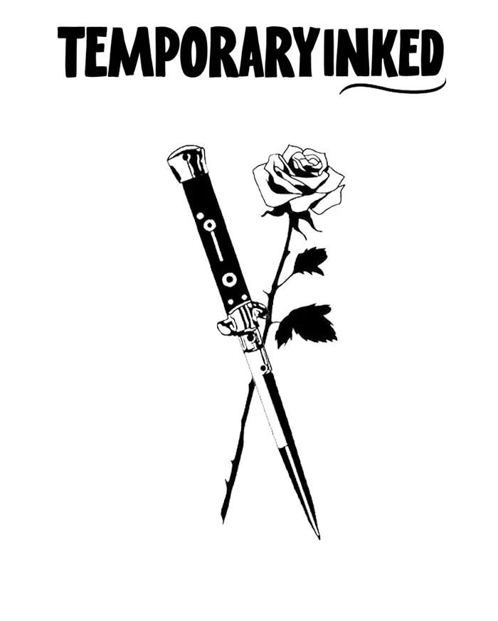 Sharp Roses Tattoo