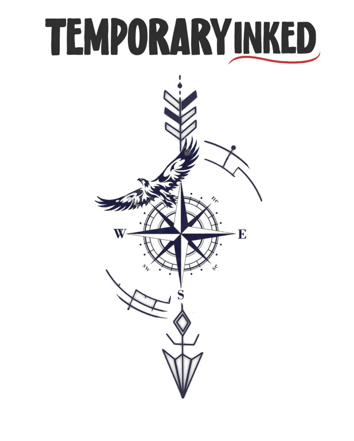 Skyward Compass Tattoo - Image 2