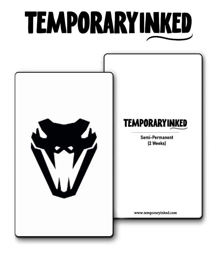 Small Fangs Tattoo