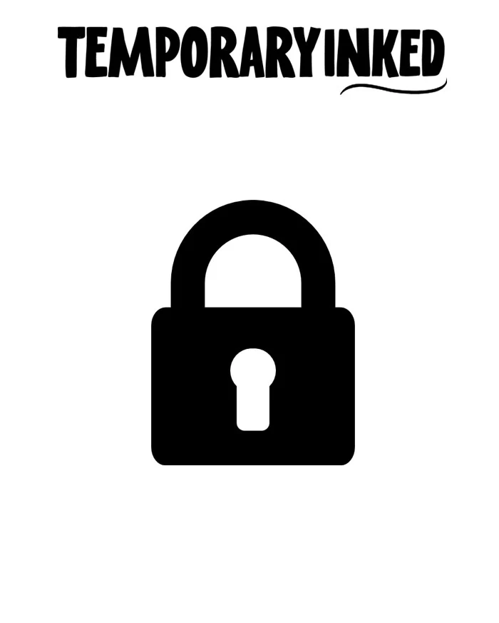Small Lock Tattoo