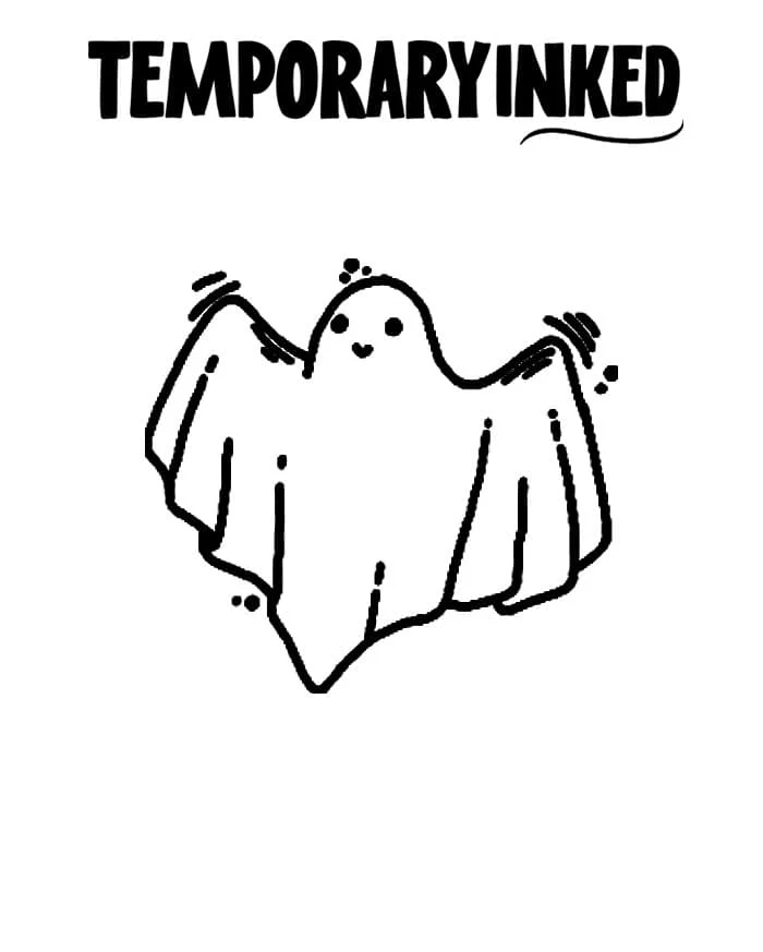 Sparkle Boo Tattoo