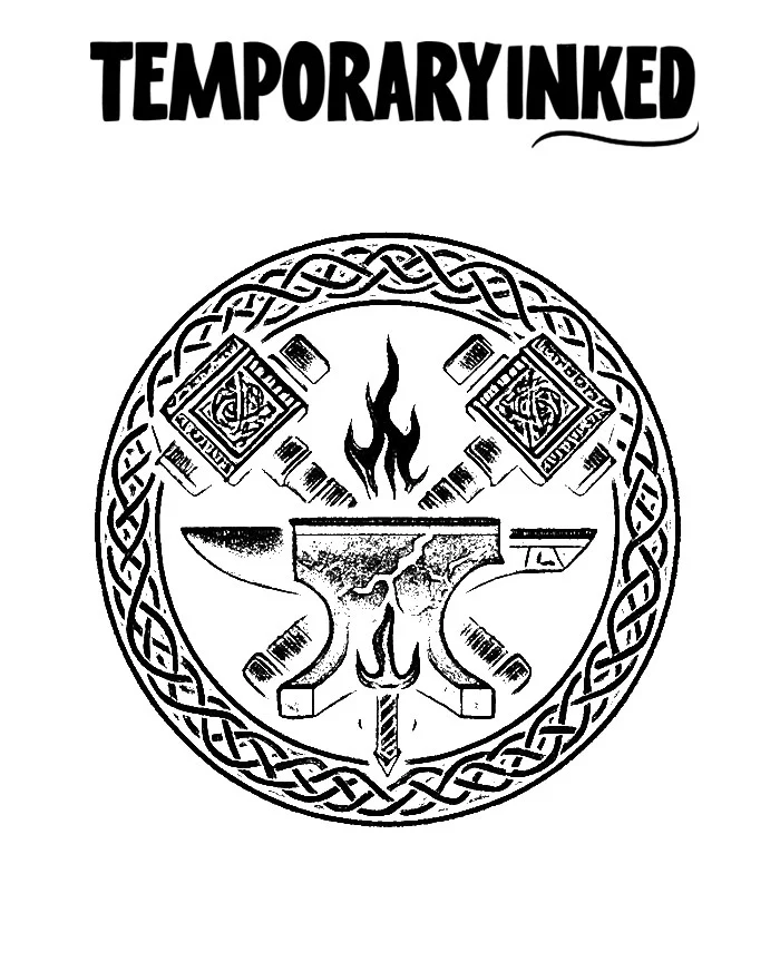 Steel Flame Tattoo
