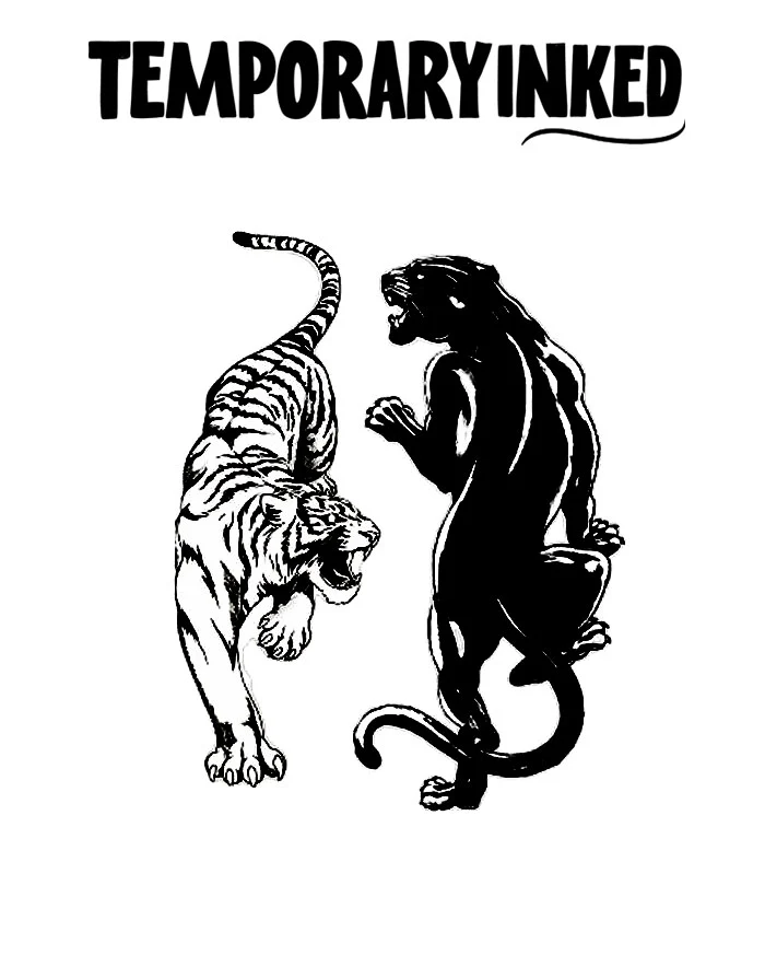 Tiger x Panther Tattoo