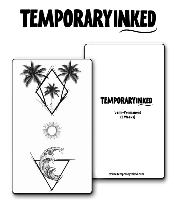 Tropical Balance Tattoo