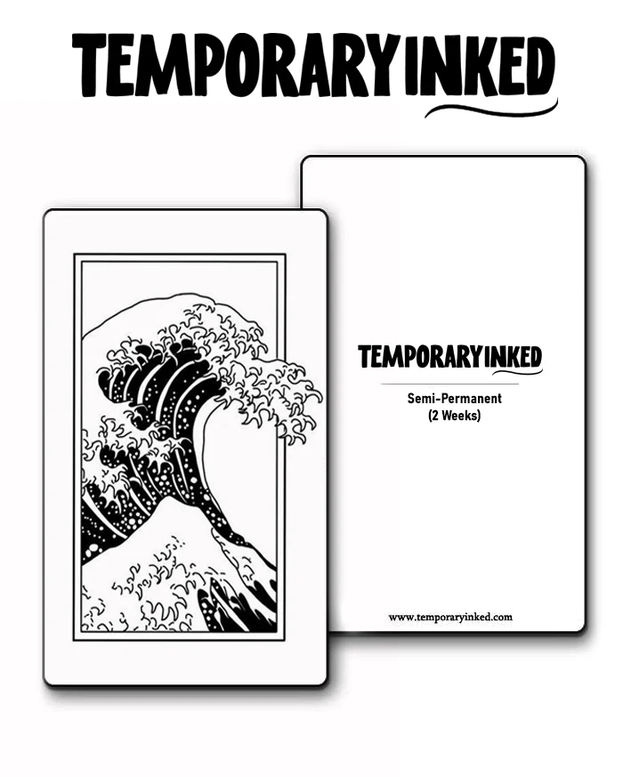 Tsunami Frame Tattoo