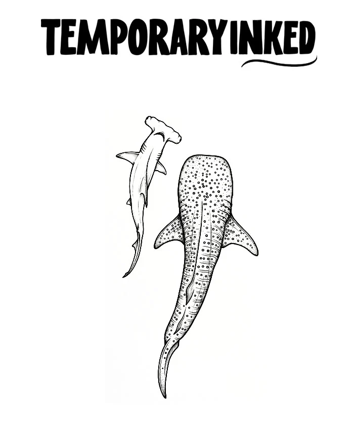 Twin Sharks Tattoo