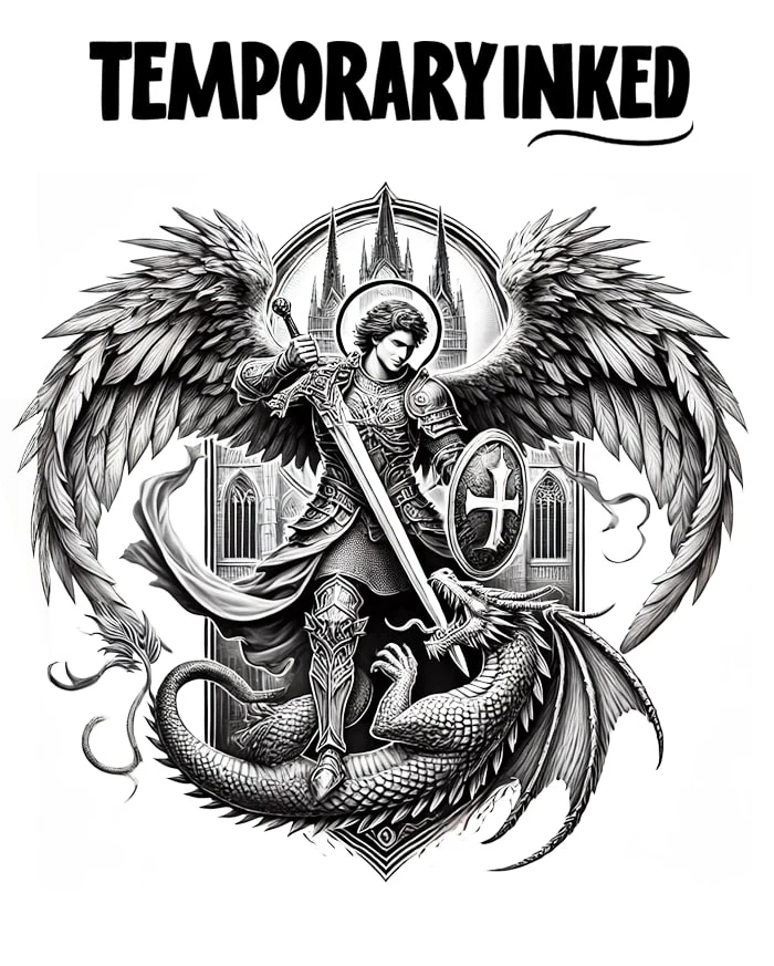 Wings of Judgement XL Tattoo